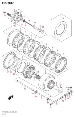 201C - CLUTCH (VZR1800BZ:L4:E33)