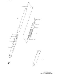 032 - FRONT FORK DAMPER