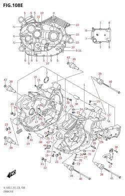 108E - CRANKCASE (VL1500B:L3:E28)