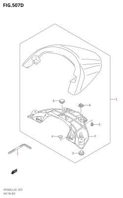 507D - SEAT TAIL BOX (VZR1800Z:L4:E02)