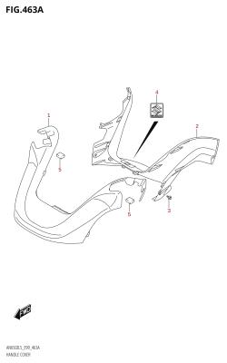 463A - HANDLE COVER