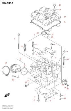 105A - CYLINDER HEAD (REAR)