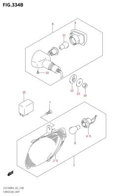 334B - TURNSIGNAL LAMP (K5,K6,K7)