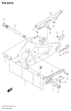541A - REAR SWINGINGARM