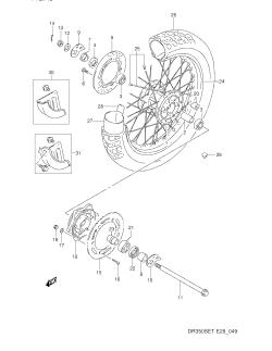 049 - REAR WHEEL (MODEL L /​ M /​ N /​ P /​ R /​ S)