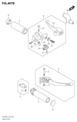 467B - HANDLE LEVER (VZR1800BZ:L6:E02)