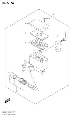 537A - FRONT MASTER CYLINDER