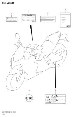 496D - LABEL (GSX-S1000FZAUF:L8:E21)