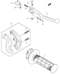 041 - RIGHT HANDLE LEVER