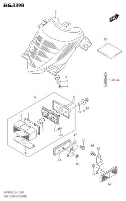 339B - REAR COMBINATION LAMP (VZR1800)