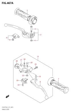 467A - HANDLE LEVER