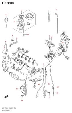 350B - WIRING HARNESS (GSX-R750X)