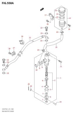558A - REAR MASTER CYLINDER