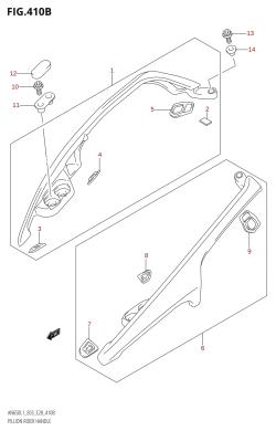 410B - PILLION RIDER HANDLE (AN650:L1:E33)