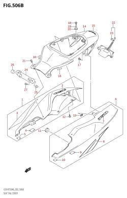 506B - SEAT TAIL COVER (K7)