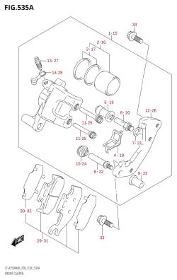 535A - FRONT CALIPER