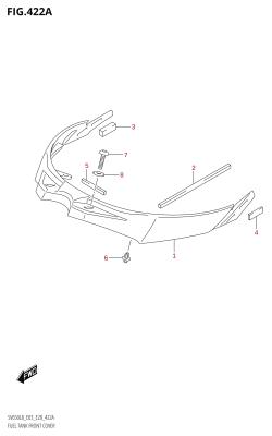 422A - FUEL TANK FRONT COVER