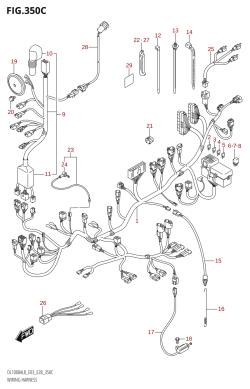 350C - WIRING HARNESS (DL1000A:L8:E33)