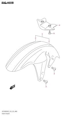 460B - FRONT FENDER