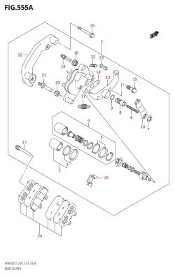555A - REAR CALIPER