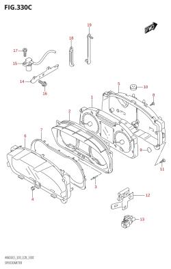 330C - SPEEDOMETER (AN650Z:L5:E28)