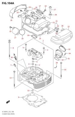 104A - CYLINDER HEAD (FRONT)