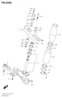 524A - STEERING STEM (VL1500:L3:E03)