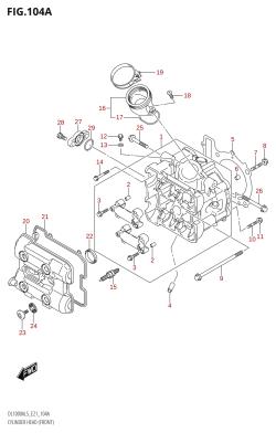 104A - CYLINDER HEAD (FRONT)
