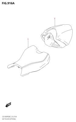 916A - SEAT TAIL BOX (OPTIONAL) (GSX1300RRQ)