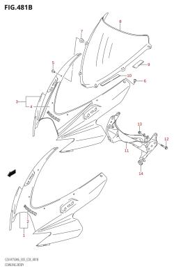 481B - COWLING BODY (K7)