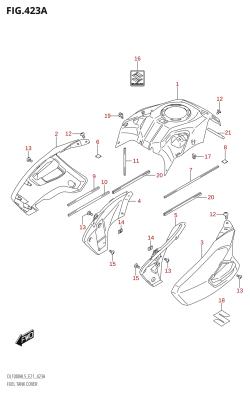 423A - FUEL TANK COVER