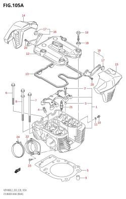 105A - CYLINDER HEAD (REAR)
