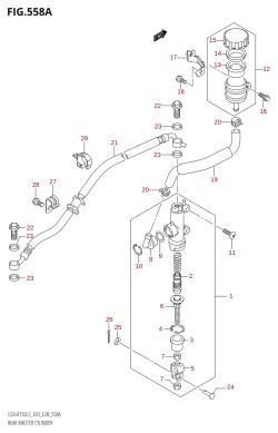 558A - REAR MASTER CYLINDER