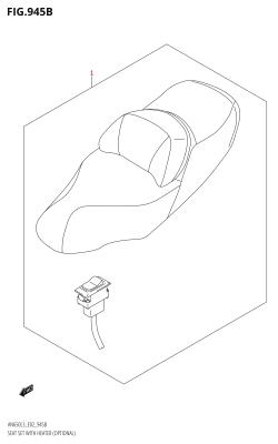 945B - SEAT SET WITH HEATER (OPTIONAL) (AN650:L3:E19)