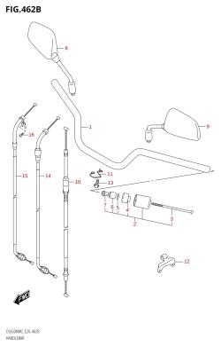462B - HANDLEBAR (DL650XA,DL650XAUE)