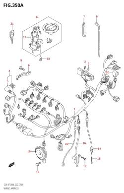 350A - WIRING HARNESS (GSX-R750,GSX-R750U2)