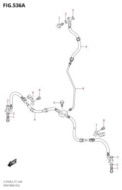 536A - FRONT BRAKE HOSE