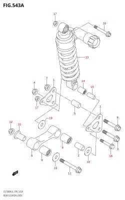 543A - REAR CUSHION LEVER