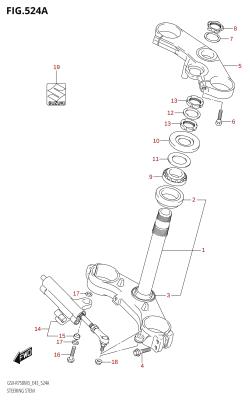 524A - STEERING STEM