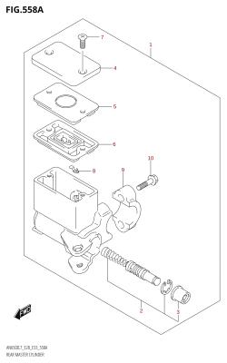 558A - REAR MASTER CYLINDER