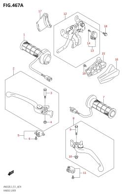 467A - HANDLE LEVER