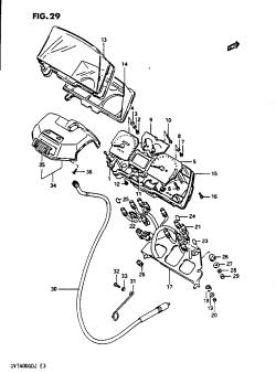 029 - SPEEDOMETER -TACHOMETER