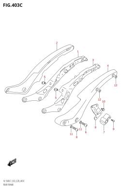 403C - REAR FRAME (VL1500B:L7:E33)