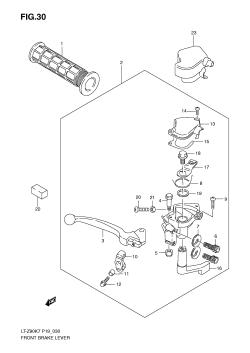 030 - FRONT BRAKE LEVER