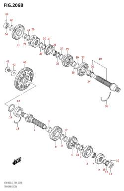 206B - TRANSMISSION (VZR1800BZ:L5:E99)