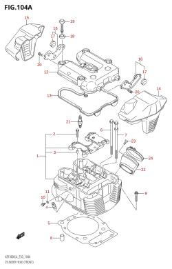 104A - CYLINDER HEAD (FRONT)