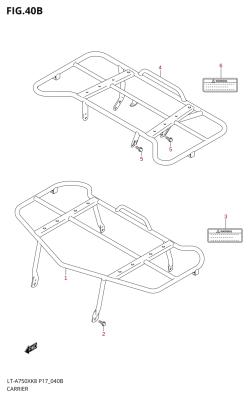 40B - CARRIER (LT-A750XK8 /​ XZK8 P17)