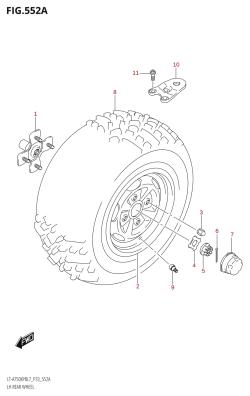 552A - LH REAR WHEEL