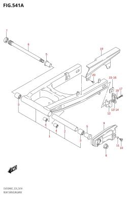 541A - REAR SWINGINGARM