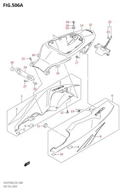 506A - SEAT TAIL COVER (K6)